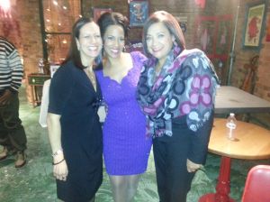From left, Beatrice Davis-CEO Sassy B Worldwide Productions, Traci Campbell-Founder of the “Beauty In Beauty Out Tour”, Senator Iris Y. Martinez